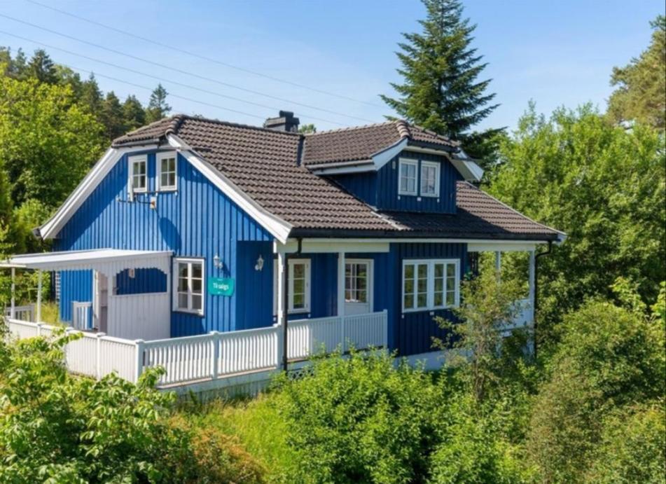Blue House Brevik Porsgrunn Apartman Kültér fotó